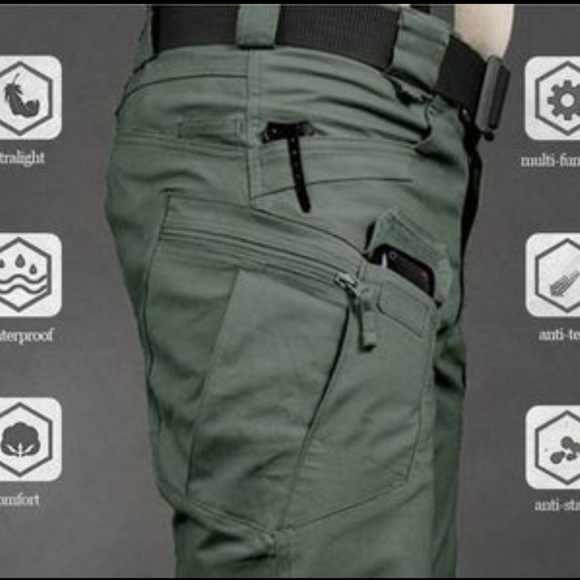 Cargo pants pantalon camping hunting work travail chase [20% cotton/80% polyest] - Picture 2 of 6